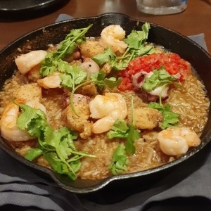 Arroz meloso del mar