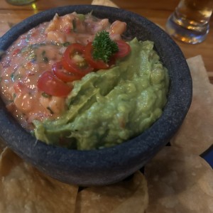 Molcajete de ceviche de camaron