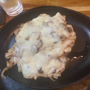 Pollo a la plancha gratinado