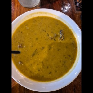 sopa costilla ahumada