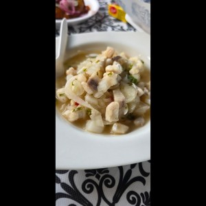 Ceviche de corvina 