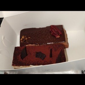 Biscocho Mousse chocolate y Tiramisu 