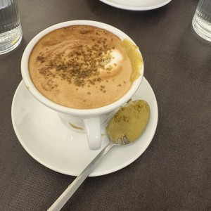 Capuchino con pistacho 