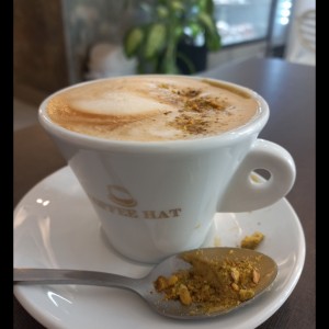 capuccino de pistacchio