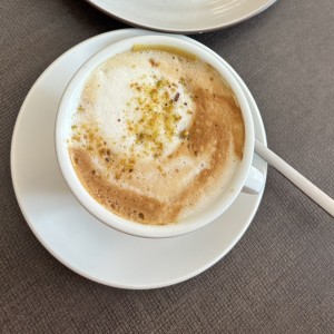 Cappuccino de pistacho