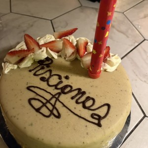 Pastel de pistacho