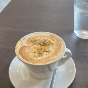 capuchino con pistacho 