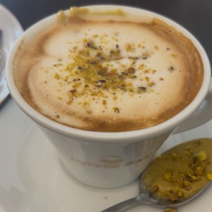 Capuchino de pistacho