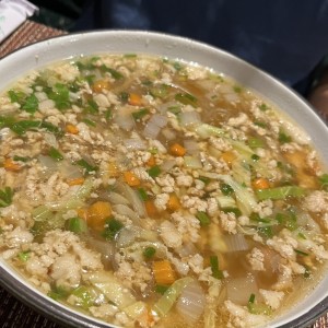THAI GLASS NOODLE SOUP/ pollo