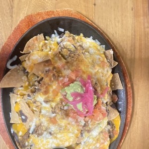 Nachos con Carne de Res