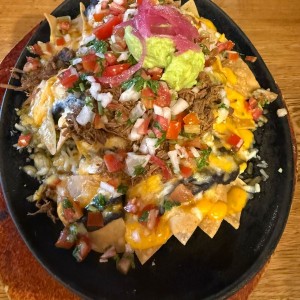 Nachos con Carne de Res