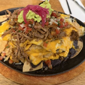 Nachos con Carne de Res