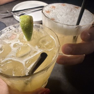Margarita y Wiskhy Sour 