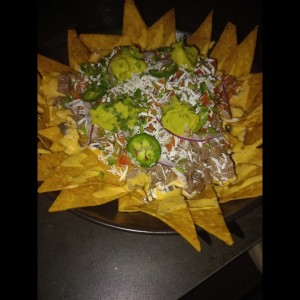 Nachos con carne