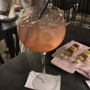 Gin con frutos rojos