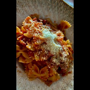 farfalle a la salchichia
