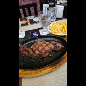 Ribye Nacional + papas fritas