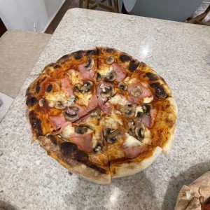 Pizza Hongos Jamon