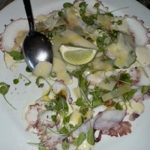Carpaccio de Pulpo 