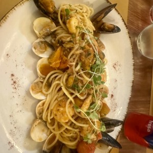 Spaghetti pescatora