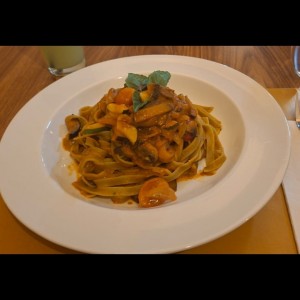 Fettuccine Verdi Alla Mediterranea
