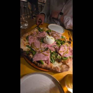 PIZZA - Mortadella piegata