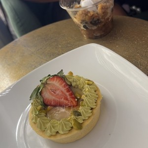Tartaleta de pistacho 