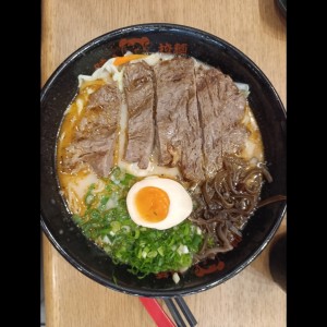 chargrilled beef tenderloin ramen