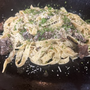 Fettuccine al cordero