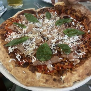 Pizza de prosciutto
