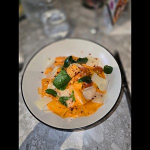 rigatoni alla fiorentina con pollo 