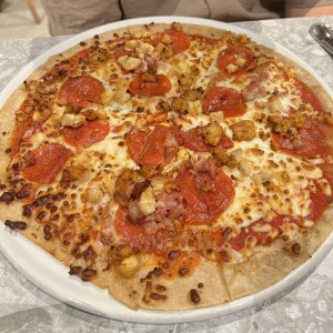 Pizza Cuatro Carnes Gluten Free