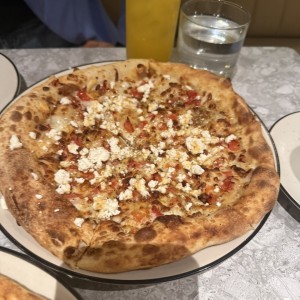 Pizza feta miel