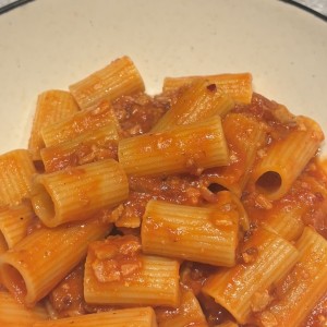 Rigatoni amatriciana