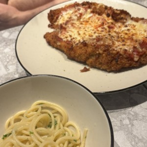 Milanesa de Pollo a la parmesana