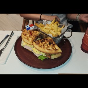 Emparedado Waffle