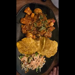 Filete de pescado a lo macho