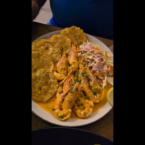 Langostinos al ajillo