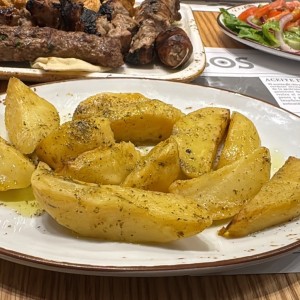 Papas griegas al horno