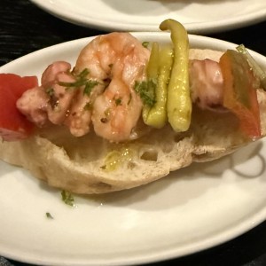 Tapas de mariscos