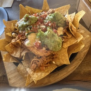 Nachos con pollo