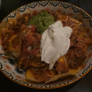 Pulled pork nachos
