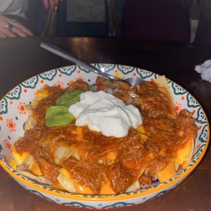 Nachos de carne