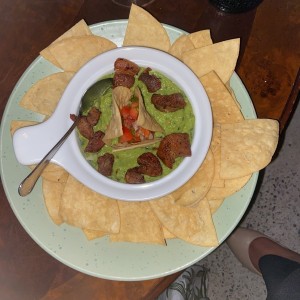 Guacamole con puerco