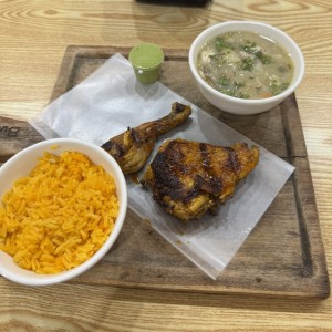 1/4 de pollo