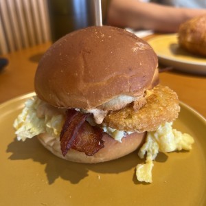 Bacon and egg