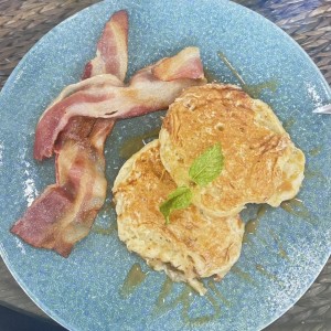 Panckakes con tocino