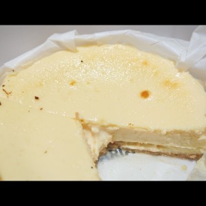 Tarta Vasca (estaba tan rica que casu olvido tomar la foto)