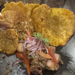 Ceviche de pork belly