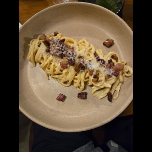 fetuchine a la carbonara